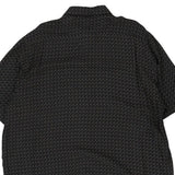 Tipo'S Checked Short Sleeve Shirt - XL Black Viscose Blend