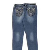 Vigoss Skinny Jeans - 31W UK 10 Blue Cotton
