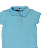 Age 4 Ralph Lauren Polo Shirt - XS Blue Cotton