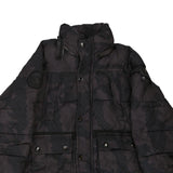 Age 5-6 Diesel Camo Puffer - Small Black Polyester