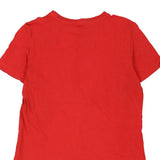 Age 13-14 Puma Spellout T-Shirt - XL Red Cotton