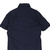 Age 12 Richmond Short Sleeve Shirt - Medium Navy Cotton