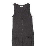 Age 12 Moschino Jumper Dress - Medium Grey Wool