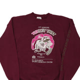 Made in USA Turkey Trot Tultex Graphic Sweatshirt - XL Purple Cotton Blend