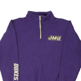 Dukes E5 College 1/4 Zip - Medium Purple Cotton Blend