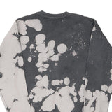 Back In Black Ac/Dc Band Sweatshirt - Small Grey Cotton Blend