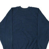 Blank Fruit Of The Loom Sweatshirt - Large Navy Cotton Blend
