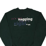 Made in USA Fruit Of The Loom Sweatshirt - XL Green Cotton Blend