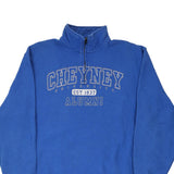 Cheyney Jansport College 1/4 Zip - XL Blue Cotton Blend