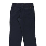 Flex Dickies Trousers - 33W 30L Navy Polyester Blend