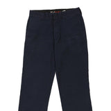 Flex Dickies Trousers - 33W 30L Navy Polyester Blend