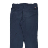 Dickies Trousers - 38W 30L Navy Polyester Blend