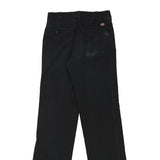 874 Dickies Trousers - 30W 30L Black Polyester Blend
