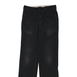 874 Dickies Trousers - 30W 30L Black Polyester Blend