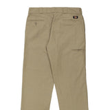 Dickies Trousers - 36W 30L Beige Polyester Blend