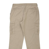Dickies Cargo Trousers - 38W 30L Beige Polyester Blend