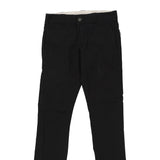 Straight Dickies Skinny Trousers - 28W UK 8 Black Polyester Blend