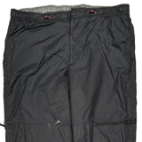 Vintage Nike Tracksuit - Large Black Polyester