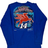 Tony Stewart Chase Authentics Graphic T-Shirt - Medium Blue Cotton