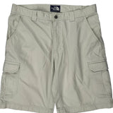 The North Face Cargo Shorts - 36W 10L Beige Cotton