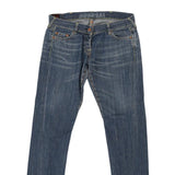 Evisu Jeans - 35W UK 14 Blue Cotton