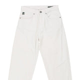 1980s P.Gray Jeans - 30W UK 12 White Cotton