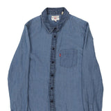 Levis Denim Shirt - XS Blue Cotton