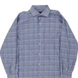 Tommy Hilfiger Checked Shirt - Large Blue Cotton