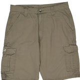 Wrangler Cargo Shorts - 33W 10L Khaki Cotton