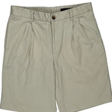 Greg Norman Shorts - 32W 10L Beige Cotton Blend