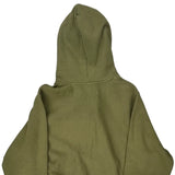 Vintage Reverse Weave Champion Hoodie - Small Green Cotton