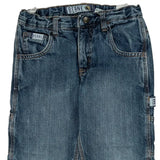 Age 6 Berne Cargo Carpenter Jeans - Small Blue Cotton