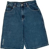 Sean John Denim Shorts - 28W 12L Blue Cotton