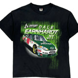 Vintage Dale Earnhardt Jr. Nascar T-Shirt - Large Black Cotton