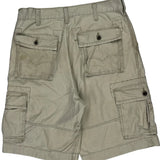 Levis Cargo Shorts - 34W 10L Beige Cotton