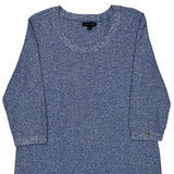 Tommy Hilfiger Jumper - Large Blue Cotton Blend