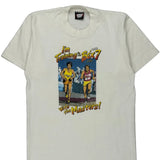 Vintage Training For Bix 7 Screen Stars Graphic T-Shirt - Medium White Cotton Blend