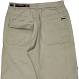 Hip Hop Point Zero Cargo Shorts - 32″ Waist Beige Cotton