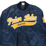 Vintage navy Made in USA Prior Lake Birdie Varsity Jacket - mens x-large