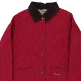 Age 8-9 Barbour Jacket - Medium Red Polyester
