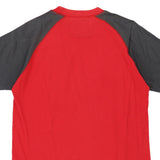 Age 12-13 Asics Football Shirt - Large Red Polyester