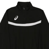 Age 12-14 Asics 1/4 Zip - XL Black Polyester