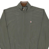 Age 11-12 Champion Track Jacket - Medium Grey Polyester