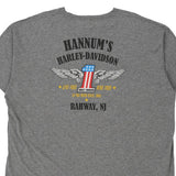 Harley Davidson Graphic T-Shirt - 2XL Grey Cotton