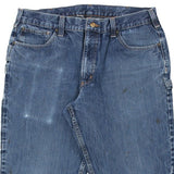 Carhartt Carpenter Trousers - 34W 32L Blue Cotton