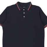 Coveri Polo Shirt - Large Navy Cotton