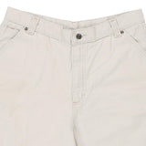 Lee Carpenter Shorts - 32W UK 14 White Cotton