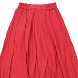 Aria Di Provenza Maxi Skirt - 29W UK 10 Pink Cotton