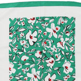 Trussardi Floral Handkerchief - No Size Green Polyester