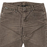 Armani Cord Trousers - 30W UK 8 Brown Cotton
